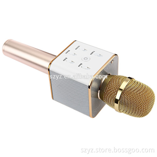 Wireless Speaker & Karaoke Microphone 2 in 1 Bluetooth Mic Amplifier Compatible with Android IOS Mobile Phone